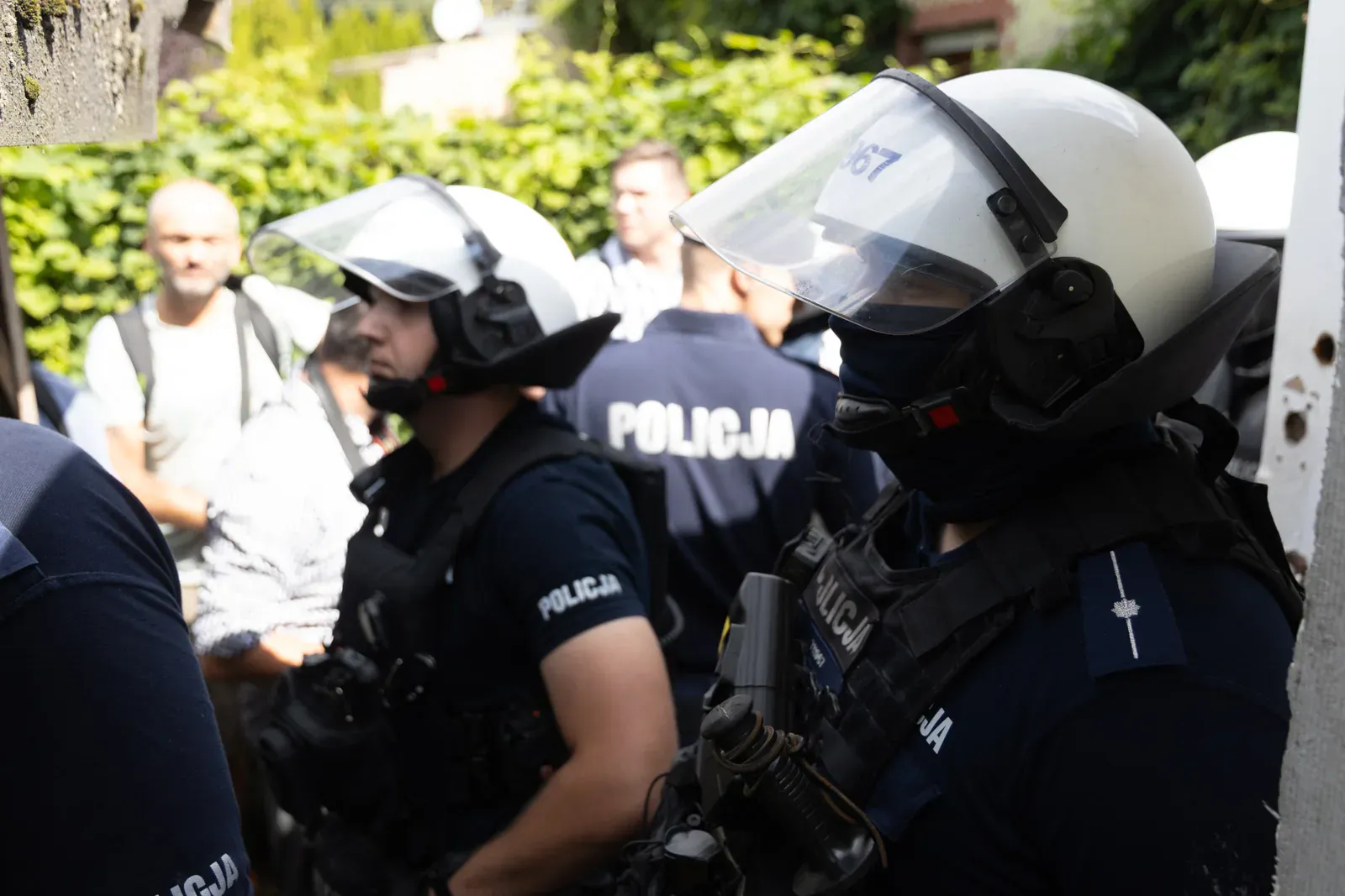Kordon oddziałów prewencji (11.05)