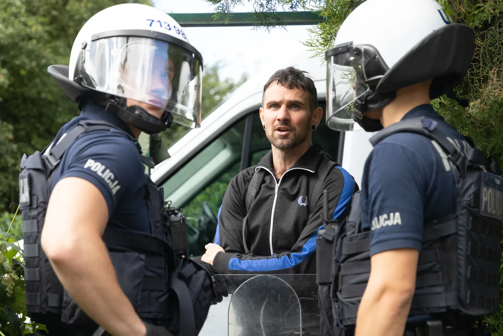 Rozmowa uczestnika zdarzenia z policją (11.22)